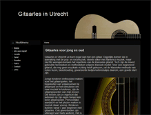 Tablet Screenshot of gitaarlesinutrecht.com